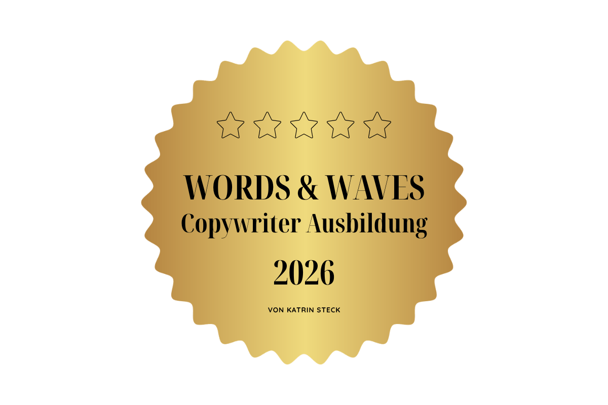 Kopie von Siegel Words Waves Copywriter Ausbildung 1